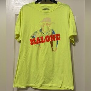 Post Malone Graphic Tee - Bright Yellow